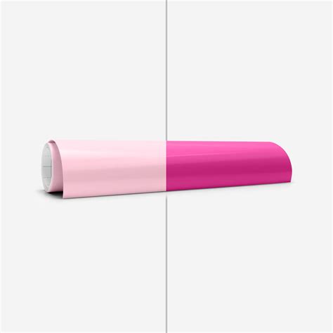 Cricut Premium Vinyl Permanent Colour Change Cold Pink 12x24